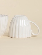 УЦЕНКА Набор кружек «Нимфея», 2 шт., 300 мл, тёплый белый - Фото 5