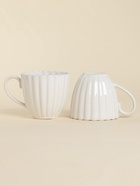 УЦЕНКА Набор кружек «Нимфея», 2 шт., 300 мл, тёплый белый - Фото 6