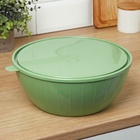 УЦЕНКА Набор салатников с крышками 5+2.8+1.7 л, 30.4×28.1×11.3 см, "Vanilla", цвет микс - Фото 2