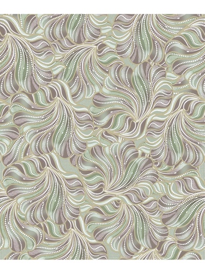 Обои акриловые «П480-04», на бумажной основе, 10.05×0.53 м, цвет зелёный