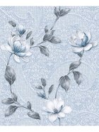 Обои акриловые «П486-01», на бумажной основе, 10.05×0.53 м, цвет голубой - Фото 3