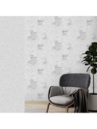 Обои моющиеся «В309-06», на бумажной основе, 10.05×0.53 м, цвет белый/серый - Фото 2