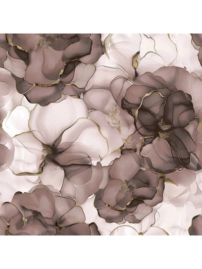 Обои моющиеся «Саратовские обои. В311-02», на бумажной основе, 10.05×0.53 м, цвет коричневый