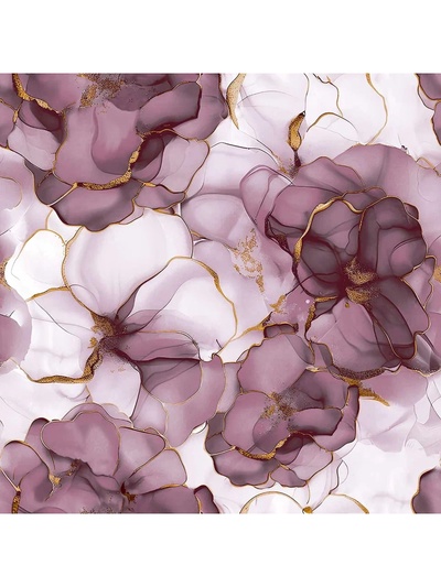 Обои моющиеся «Саратовские обои. В311-03», на бумажной основе, 10.05×0.53 м, цвет розовый