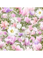 Обои бумажные «Ф878-03», на бумажной основе, 10.05×0.53 м, цвет зелёный/розовый - Фото 1