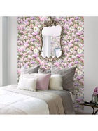 Обои бумажные «Ф878-03», на бумажной основе, 10.05×0.53 м, цвет зелёный/розовый - Фото 2