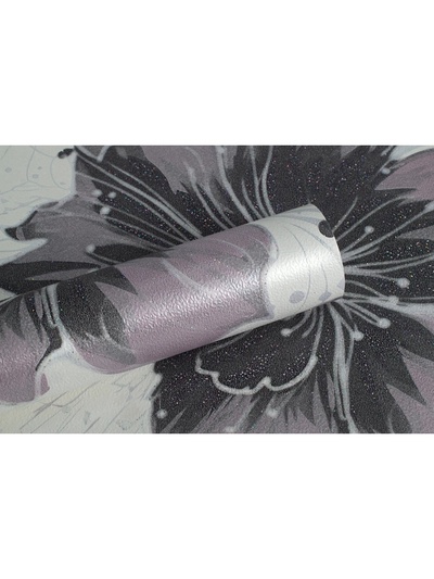 Обои бумажные «Ф881-06», на бумажной основе, 10.05×0.53 м, цвет белый/фиолетовый