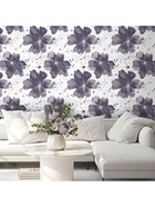 Обои бумажные «Ф881-06», на бумажной основе, 10.05×0.53 м, цвет белый/фиолетовый - Фото 9