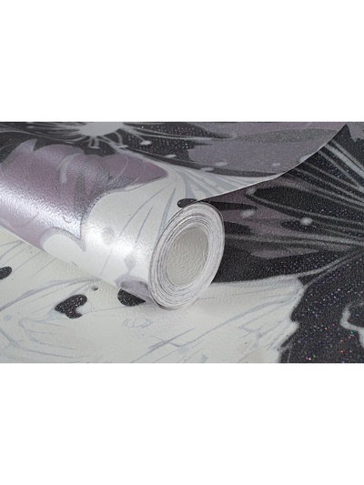 Обои бумажные «Ф881-06», на бумажной основе, 10.05×0.53 м, цвет белый/фиолетовый