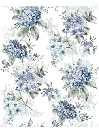 Обои бумажные «Ф888-01», на бумажной основе, 10.05×0.53 м, цвет зелёный/синий