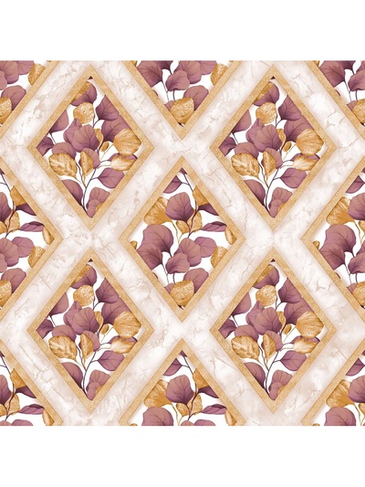 Обои бумажные «Ф850-05», на бумажной основе, моющиеся, 10.05×0.53 м, цвет оранжевый/розовый