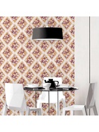 Обои бумажные «Ф850-05», на бумажной основе, моющиеся, 10.05×0.53 м, цвет оранжевый/розовый - Фото 4