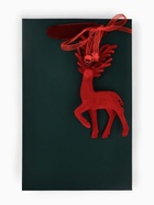 Пакет подарочный «С Новым годом», с бубенцами и ёлочной игрушкой, олень, 18×23×11 см - фото 809248499