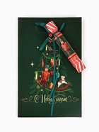 Пакет подарочный новогодний «С Новым годом 2026», с бубенцами и коробкой-конфетой, 25.5×9×30 см - фото 58047530