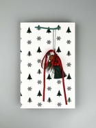 Пакет подарочный «Новогодний сюрприз», тиснение, с шишками и бахромой, 25.5×9×30 см - фото 58047546