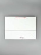 Пакет подарочный «Новогодний», тиснение, с ёлочной игрушкой и бахромой, 40×31×11 см - фото 58047571