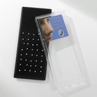 УЦЕНКА Пирсинг в нос (нострил) «Страза», загнутый, L=10 мм, набор 40 шт., белая в серебре - Фото 4