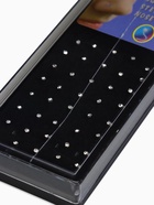 УЦЕНКА Пирсинг в нос (нострил) «Страза», загнутый, L=10 мм, набор 40 шт., белая в серебре - Фото 2