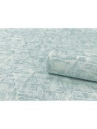 Обои виниловые горячего тиснения Erismann R 60784-04, на флизелиновой основе, 1.06×10 м, цвет бирюзовый - Фото 4