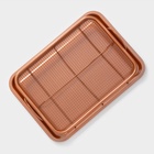 УЦЕНКА Противень с а/п покрытием с решеткой 35×25 см «Прима.Гриль» - Фото 3