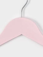 УЦЕНКА Вешалки плечики детские, с зажимом для брюк и юбок, дерево клён, 31.5×1×22 см, 3 шт., розовые - Фото 3