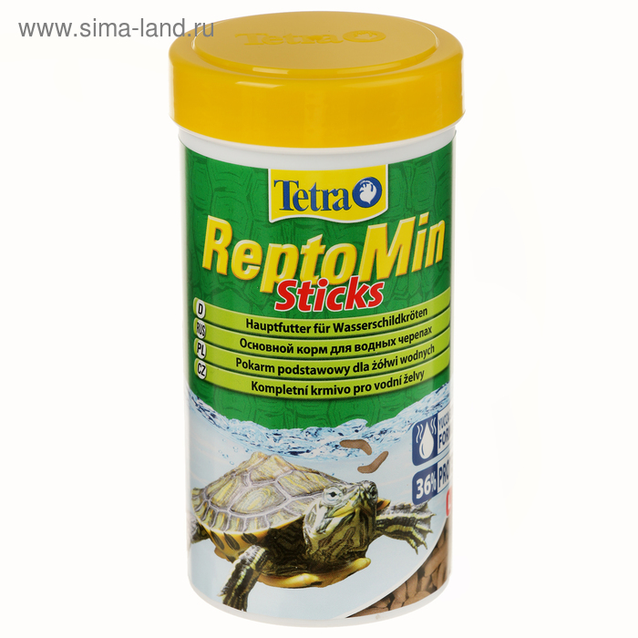Корм Tetra ReptoMin для черепах, гранулы, 250 мл. - Фото 1