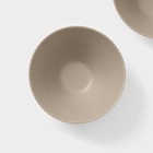 УЦЕНКА Набор салатников 2 шт. Magistro Jarwah Lausanne 17.5×7.3 см, бежевый - Фото 4