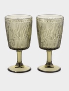 Бокалы «Флорин», 300 мл, набор 2 шт., стекло, зелёные - Фото 2