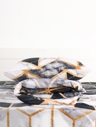 Постельное бельё евро «Экономь и Я», микрофибра 60 г/м², чёрное, белое - Фото 2