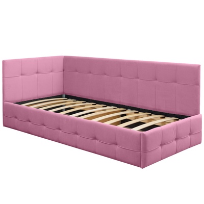 Диван – кровать «Банни», с ящиком для хранения, 2000×900 мм, ньютон роуз, цвет розовый