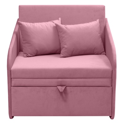 Диван – кровать «Малыш», 800×800(1800) мм, ньютон роуз, цвет розовый