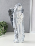Фигура гипс «Ангелина с младенцем» 17×10×40 см, антик 10905238