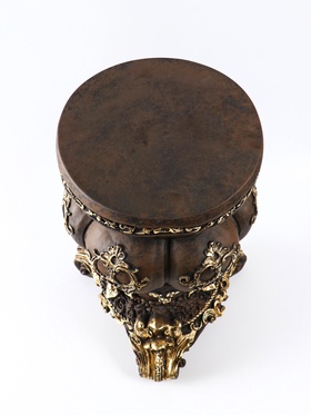 Колонна декоративная «Клеопатра», 54×36×36 см, под бронзу с золотом