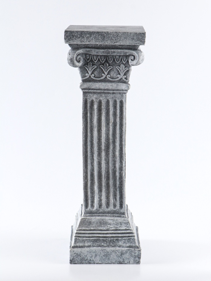 Колонна декоративная «Цветы» 54×18×18 см, антик - Фото 1