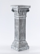 Колонна декоративная «Цветы» 54×18×18 см, антик - Фото 2