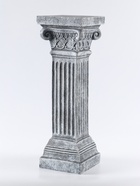 Колонна декоративная «Цветы» 54×18×18 см, антик - Фото 3
