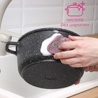 УЦЕНКА Губки-подушечки из ультратонкого металлического волокна с мылом, квадратные - Фото 3