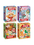 Пазлы 30 в 1 «Весёлые новогодние задания», набор 10893272