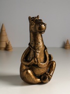 Копилка для денег «Лошадь с подковой», 14×15×24 см, гипс под бронзу 10924777