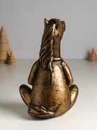 Копилка для денег «Лошадь с подковой», 14×15×24 см, гипс под бронзу 10924777