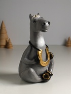 Копилка для денег «Лошадь с подковой», гипс, 15×15×25 см, серый 10924782