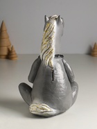 Копилка для денег «Лошадь с подковой», гипс, 15×15×25 см, серый 10924782