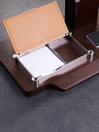 УЦЕНКА Набор настольный канцелярский 4в1 с визитницей, микс - Фото 5