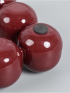 УЦЕНКА Подсвечник на 4 свечи «Бусы» с 12 сферами, сливовый 20.5×20.5×5.5 см 10938618