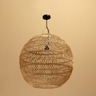 УЦЕНКА Светильник потолочный из ротанга «Геру» 1×120 Вт, Е27, 60×60×80 см 10938619