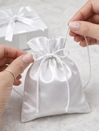 Шнур атласный на бобине 2 мм, 50 метров, белый  (артикул 10892083)  большой выбор товаров оптом и в розницу по низким ценам с доставкой