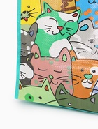 Сумка хозяйственная без застёжки, с принтом, 45×20×37 см, зелёная - Фото 9