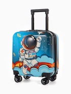 Чемодан детский «Выбражулька» 20 л (XS), отдел на молнии, синий/голубой - Фото 2