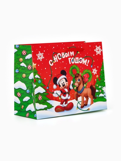 Пакет подарочный «С Новым годом!», MS 23×18×10 см