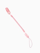 Держатель для соски - пустышки, пружинка, 2 шт., прозрачный, розовый, Крошка Я - Фото 3